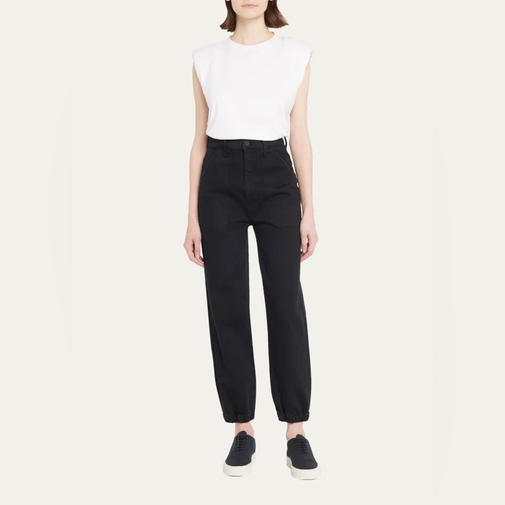 MOTHER The‎ Wrapper Patch Baggy Ankle Jeans